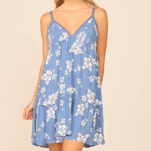 NWT Ocean Drive Hibiscus Print Hawaiian Beach Dress | Size M